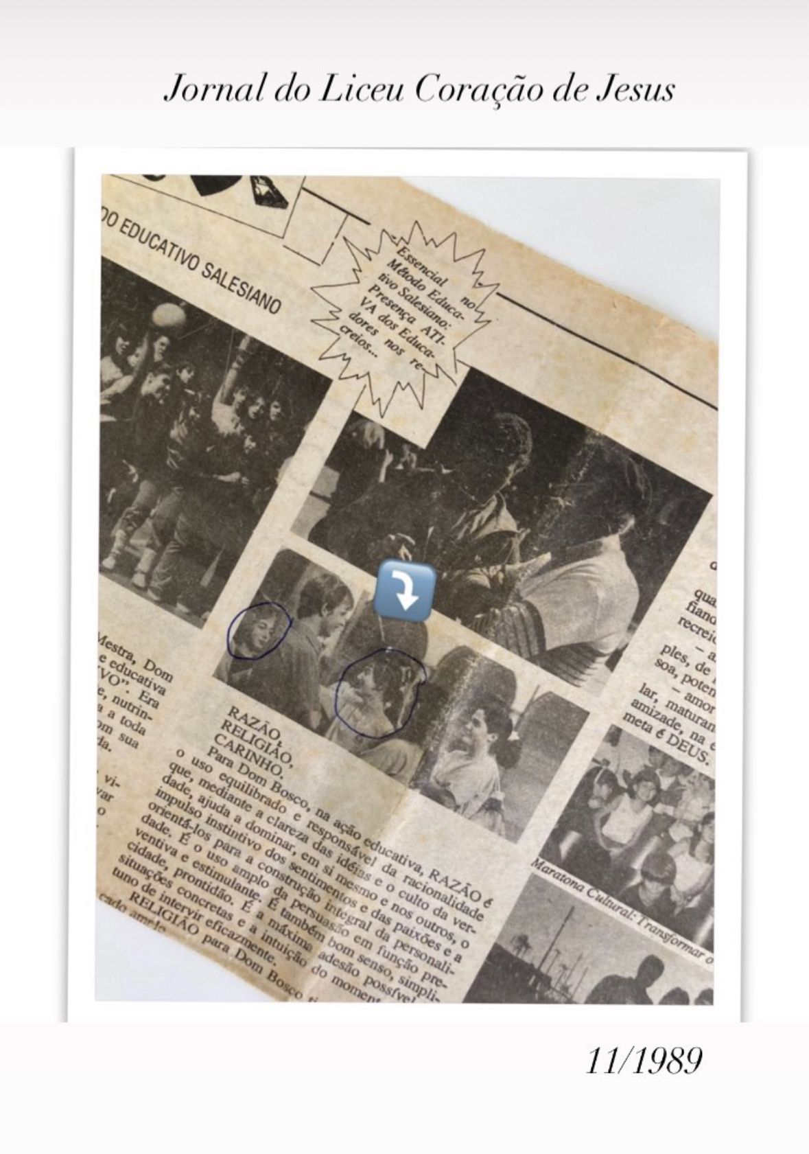 Jornal do Liceu coração de jesus 11/98